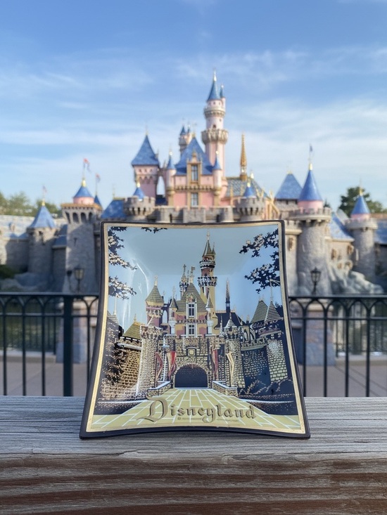 Vintage Other - 1960’s Disneyland Decorative Castle Trinket Dish by Houze Art made in USA